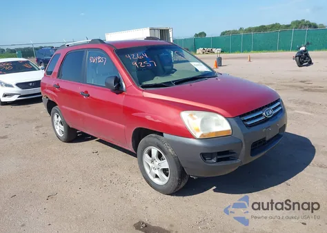 2007 Kia Sportage Lx из США, поврежденный, VIN KNDJF724177402252